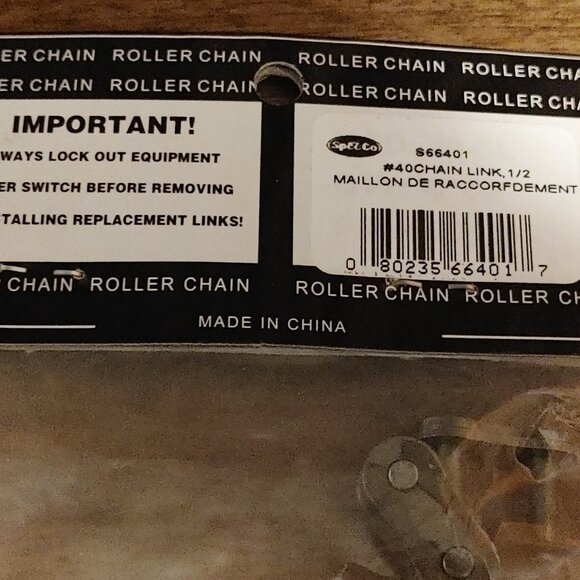 Roller Chain Replacement Links BNIP - Picture 3 of 3